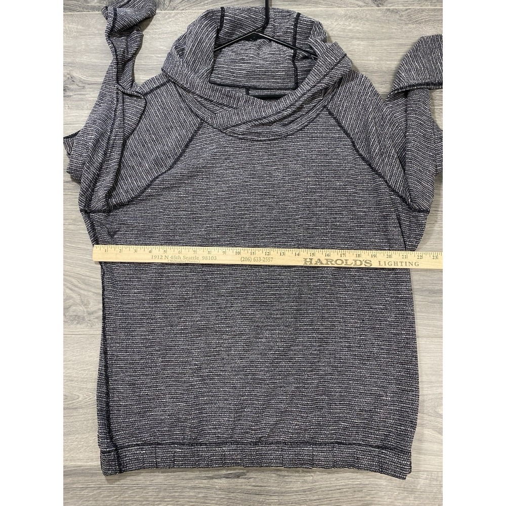 Lululemon Healthy Heart Pullover II Womens Coco Pique Black White Hoodie 8/10? - Picture 4 of 7